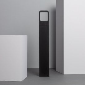 Iluzzia Emerita Daylight LED Outdoor Post Light In Black Finish