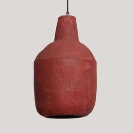 Iluzzia Hegoi Ceiling Pendant Light - Terracotta