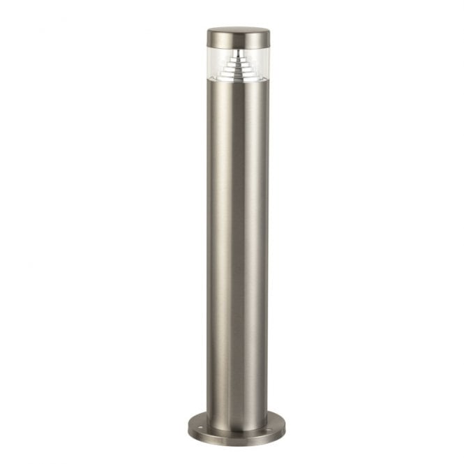 Iluzzia  Inti Inox 50cm Warm White 6W LED Outdoor Post Light In Stainless Steel Finish