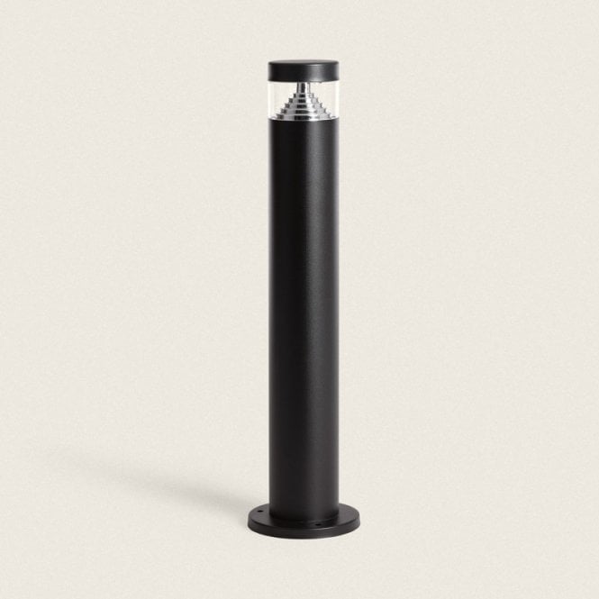 Iluzzia Inti Inox 6W Warm White LED 50cm Outdoor Post Light In Black Finish