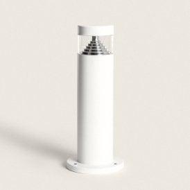 Iluzzia Inti Outdoor 6W Warm White LED 30cm Post Light In White Finish