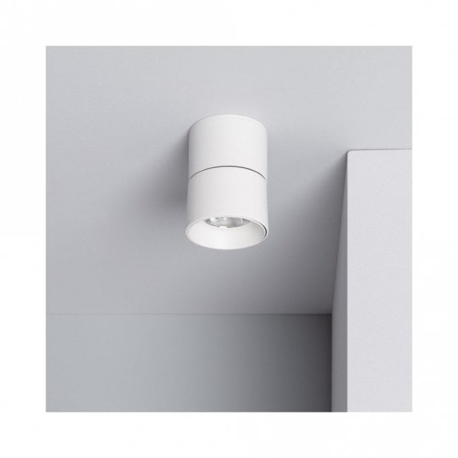 Iluzzia Onuba 7W White LED Single Spotlight Fitting in White Finish