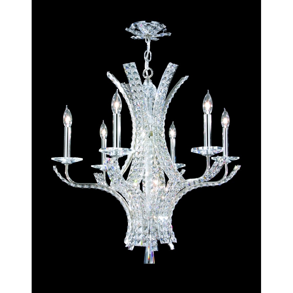 Impex Lighting CO012092/06/CH Eclipse 6 Light Ceiling Pendant In ...