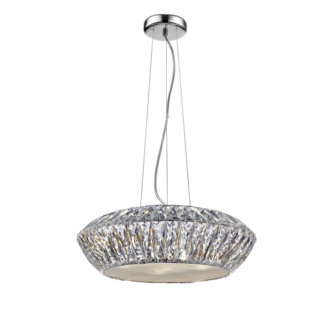 Impex Lighting Impex Armel 5 Light LED Ceiling Pendant In Polished ...