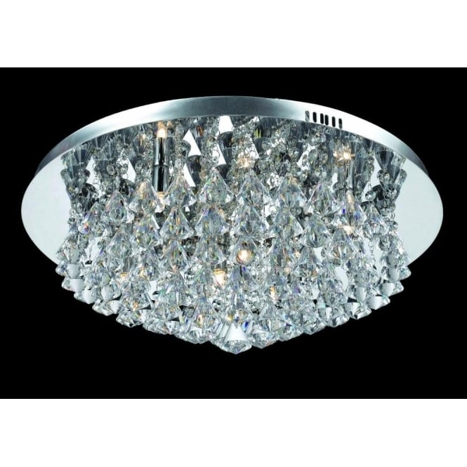 Impex Lighting Impex Parma Large Circular 8 Light Flush Fitting in ...