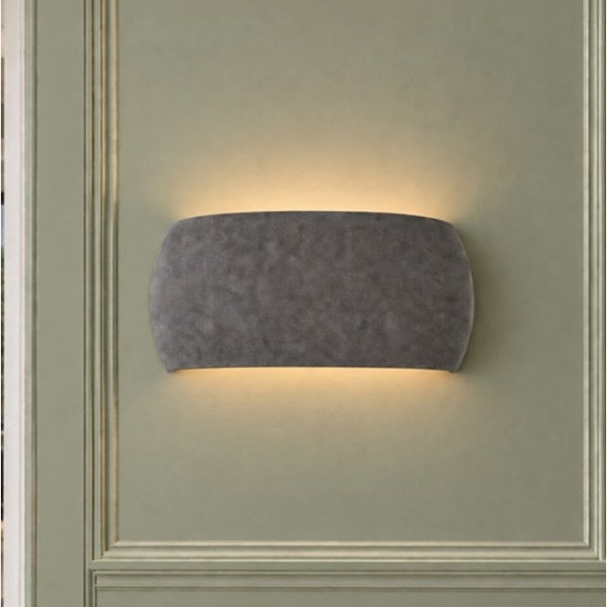 Khudi & Khora  Amara Up & Down Wall Light - Stone Grey