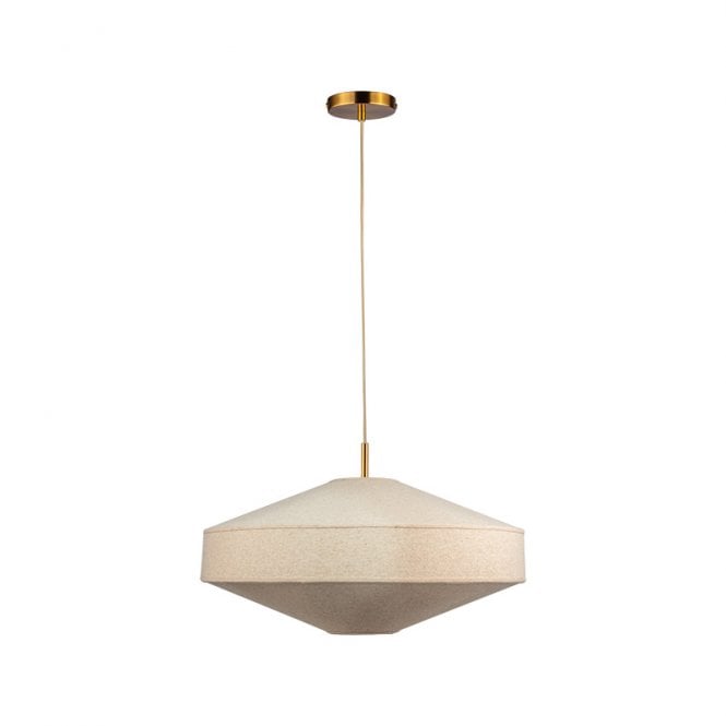 Khudi & Khora  Calyx Ceiling Pendant Light - Natural