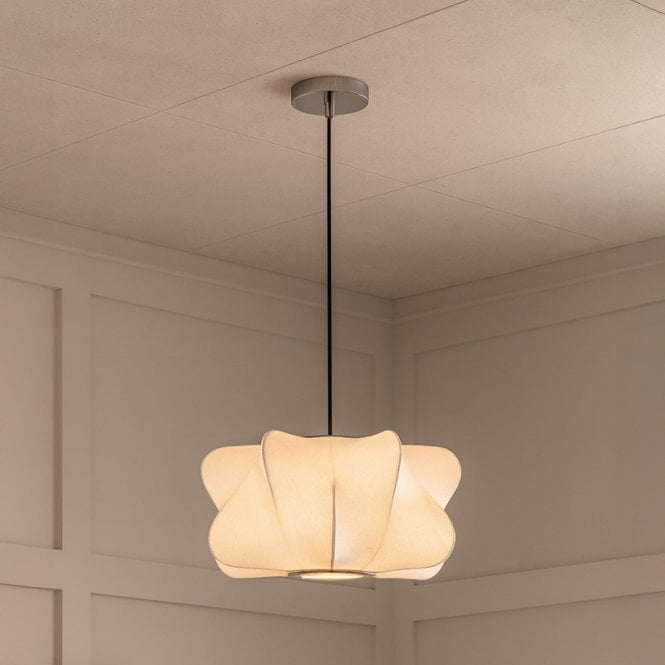 Khudi & Khora  Contemporary Ceiling Pendant Light - White