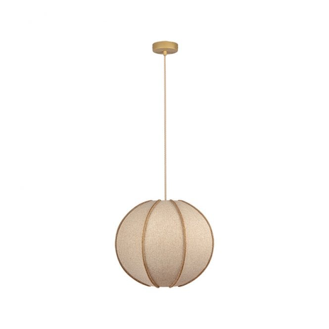 Khudi & Khora  Solara Linen Ceiling Pendant Light