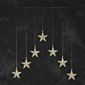 1.18M Warm White LED Star Curtain Lights
