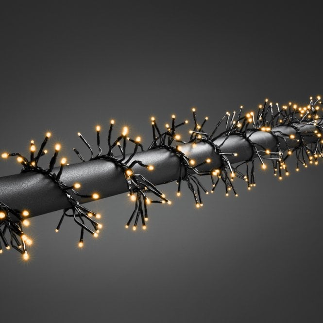 Konstsmide 11.3M Amber LED Multi-Function Cluster String Lights - 1536 Lights