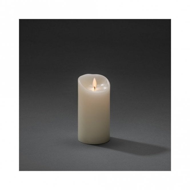 Konstsmide  15.2cm Battery Operated LED Wax Flicker Candle