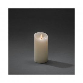 Konstsmide 15.2cm Battery Operated LED Wax Flicker Candle