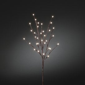 Konstsmide 1M Pre-Lit LED Opal Berry Twig Branch