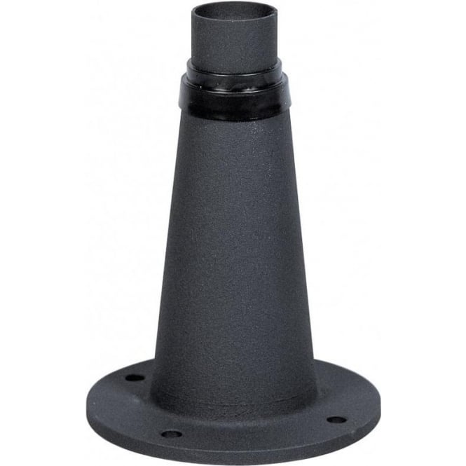 Konstsmide 574-750 Junior Base In Matt Black Finish