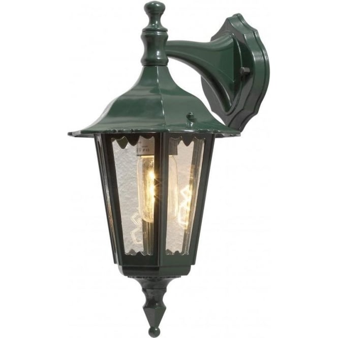 Konstsmide 7231-600 Firenze Downward Single Light Small Outdoor Wall Fitting in Green Finish