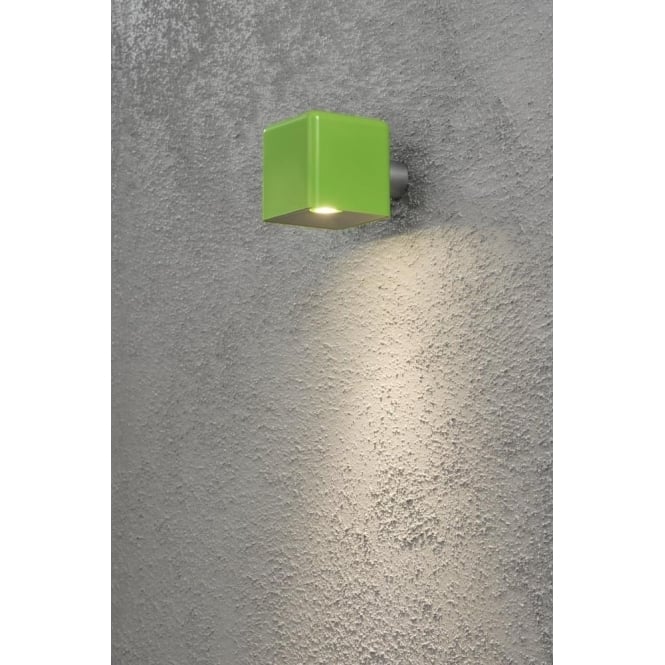 Konstsmide Amalfi Single LED Outdoor Wall Light in White Finish