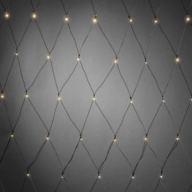 Konstsmide Battery Operated LED Warm White Net Light 80 Lights