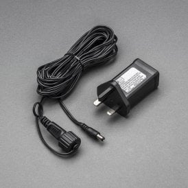 Connectable String Lights 5M Start Cable with Plug with Black Cable