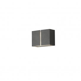 Konstsmide Pavia Integrated High Powered LED Outdoor Wall Fitting in Anthracite Finish