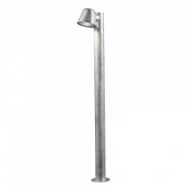 Konstsmide Trieste Single Light Outdoor Post Light In Galvanised Finish