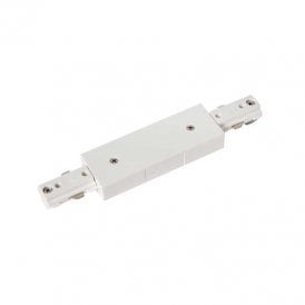 Lucide 1 Circuit Double Power Track Supply In White Finish