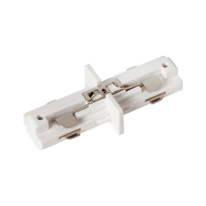 Lucide 1 Circuit I Shaped Connector In White Finish