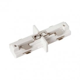Lucide 1 Circuit I Shaped Connector In White Finish
