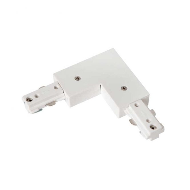 Lucide 1 Circuit L Connector Right In White Finish