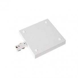 Lucide 1 Circuit Single/Double Power Track Supply In White Finish