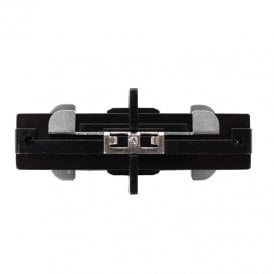 Lucide 1 Circuit Straight Connector In Black Finish