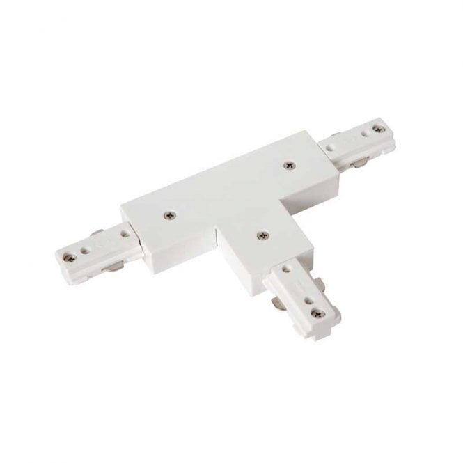 Lucide 1 Circuit T Shaped Connector In White Finish