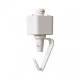 Lucide 1 Circuit Track Pendant Adapter In White Finish