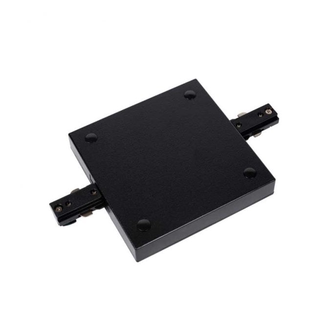 Lucide 1 Circuit Track Single & Double Extension In Black Finish