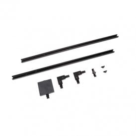 Lucide 2 Metre 1 Circuit Starter Track Kit In Black Finish