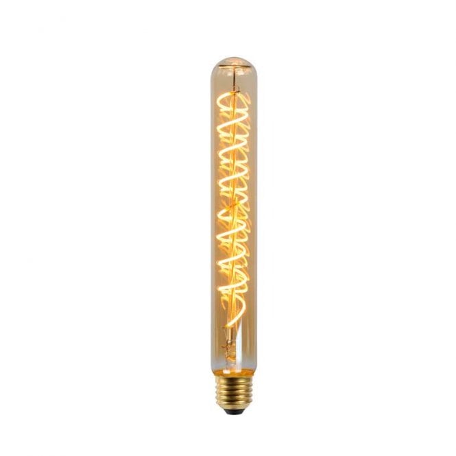 Lucide  4.9W Very Warm White Dimmable LED E27 Decorative Filament 25cm Tubular Bulb
