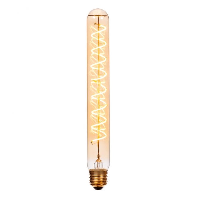 Lucide  4. 9W Warm White Dimmable 250mm LED Decorative Filament Tubular Bulb - Screw Cap
