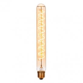 Lucide 4. 9W Warm White Dimmable 250mm LED Decorative Filament Tubular Bulb - Screw Cap