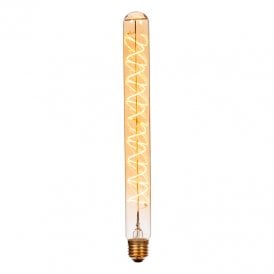 Lucide 4. 9W Warm White Dimmable 300mm LED Decorative Filament Tubular Bulb - Screw Cap