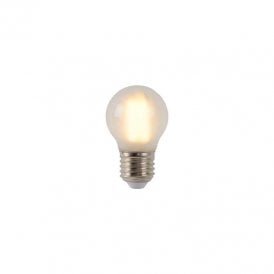 Lucide 4W Warm White Dimmable LED Screw Cap Frosted Golf Ball Bulb