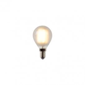 Lucide 4W Warm White Dimmable LED Small Screw Cap Frosted Golf Ball Bulb