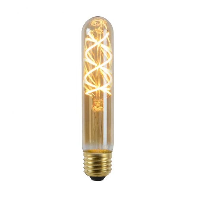 Lucide 5w E27 Very Warm White Dimmable LED Screw Cap Decorative Filament Tubular Bulb