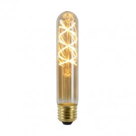 5w E27 Very Warm White Dimmable LED Screw Cap Decorative Filament Tubular Bulb