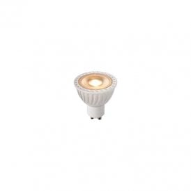 Lucide 5W Extra Warm White Dimmable LED GU10 In White Finish
