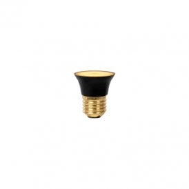 Lucide 5W Warm White Dimmable LED Screw Cap G45 Spotlight Bulb In Black Finish