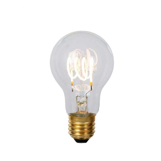 Lucide 5W Warm White Dimmable LED Screw Cap GLS Clear Bulb