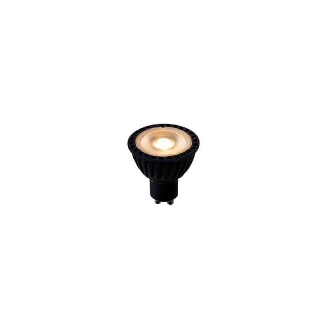 Lucide  5W Warm White LED GU10 Dim to Warm In Black Finish