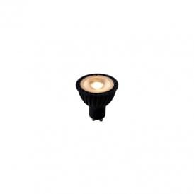 Lucide 5W Warm White LED GU10 Dim to Warm In Black Finish