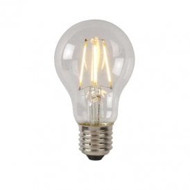 Lucide A60 7W Warm White Dimmable LED Decorative Filament GLS Bulb - Screw Cap
