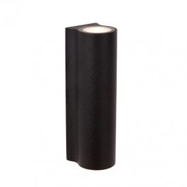 Akra LED Outdoor Up & Down Wall Light - Black